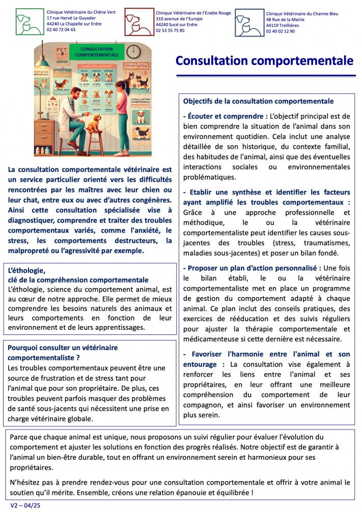Consultation comportementale